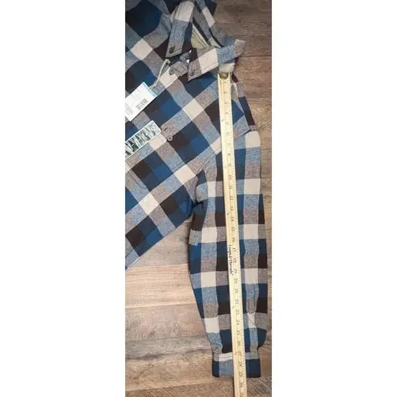 New Sears Outdoor Life Campside Flannel Shirt Size Large NWT Buffalo Plaid Check - Picture 8 of 11